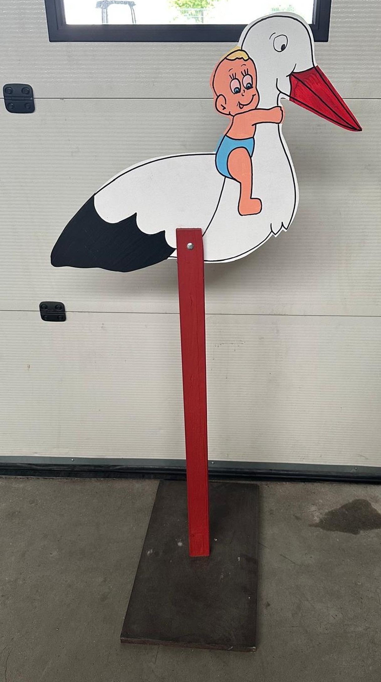 Verleih / Mieten Storch mit Standfuß