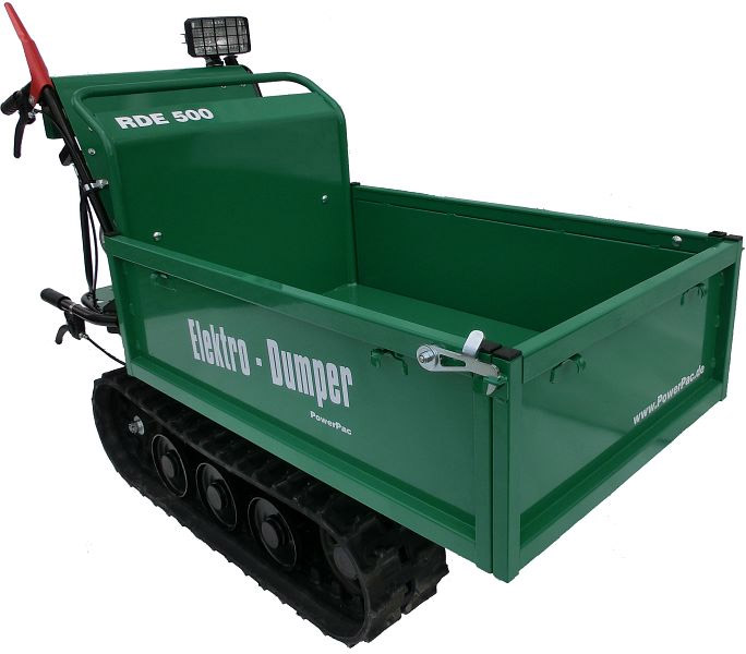PowerPac AKKU-Raupen-Dumper Pritsche grün RDE500P