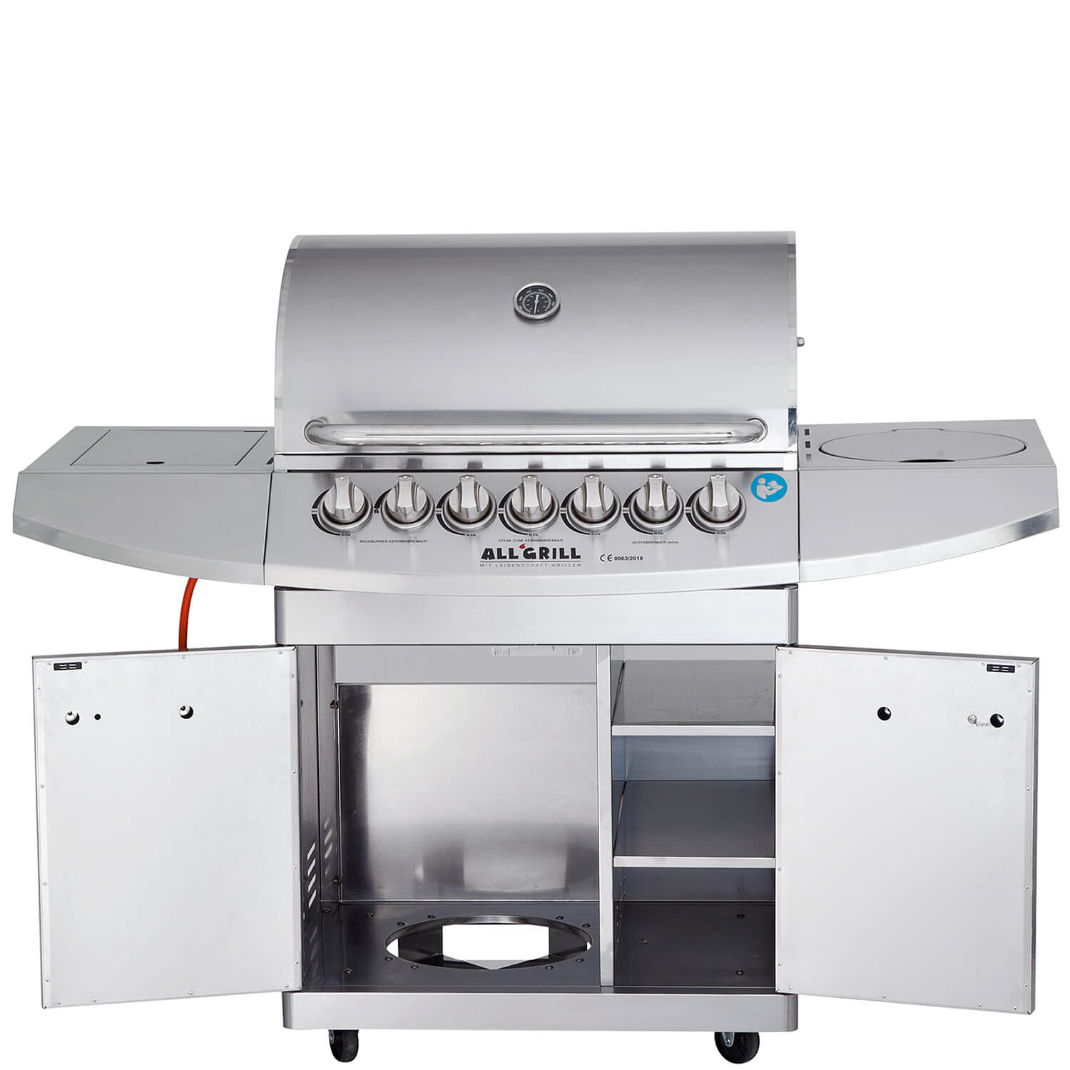 All'Grill® Gasgrill ALLROUNDER IV Gasgrill 4-flammig