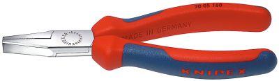Flachzange verchromt 140mm Griffe m.PVC Knipex