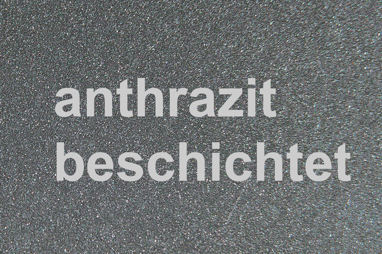 Funkenschutzplatte Metall Lienbacher anthrazit Segmentbogen 110x85cm