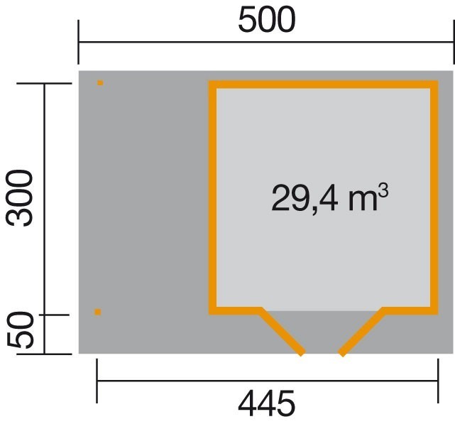 weka Designhaus 126 A Gr.2, grau, 28 mm, DT, Anbau