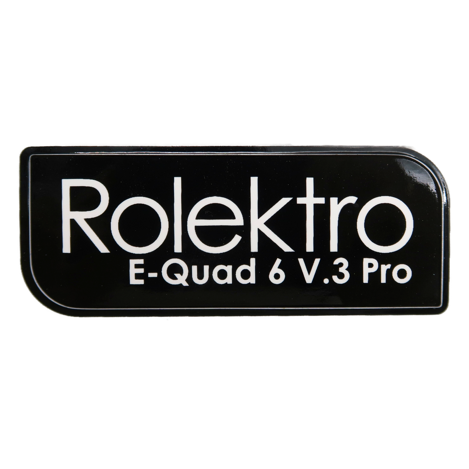 Rolektro Aufkleber "Rolektro E-Quad6V3 Pro für Quad6V3Pro