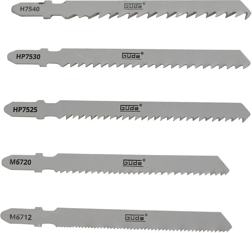 Güde Stichsägeblatt Set 5-teilig 58156