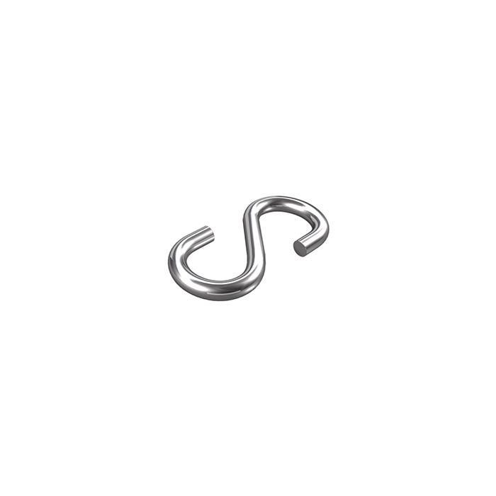 S-Haken 6 mm, Edelstahl, SB-Box 2 Stück