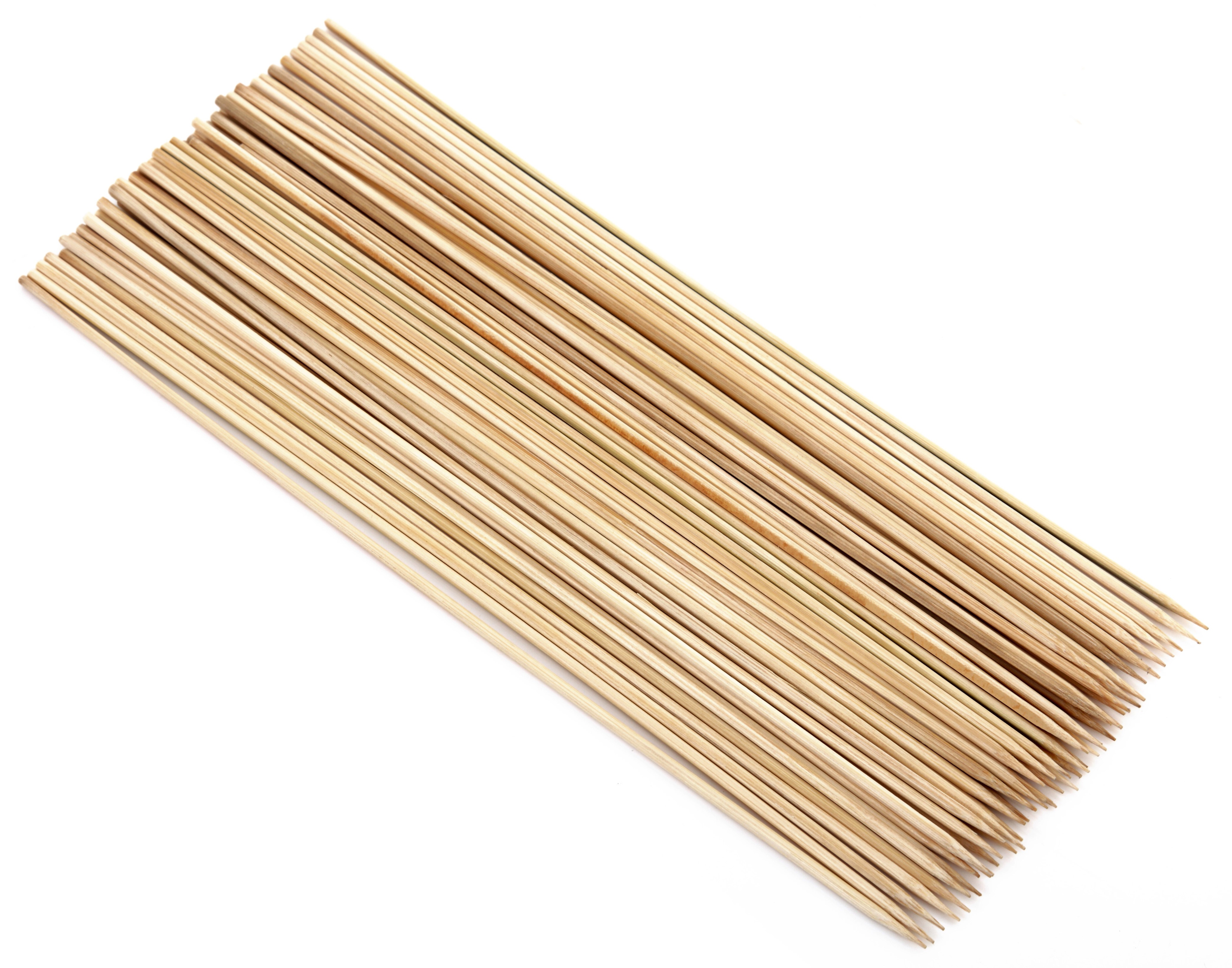 Tepro Grillspieße / Holzspieße aus Bambus 50 Stück Länge 30 cm