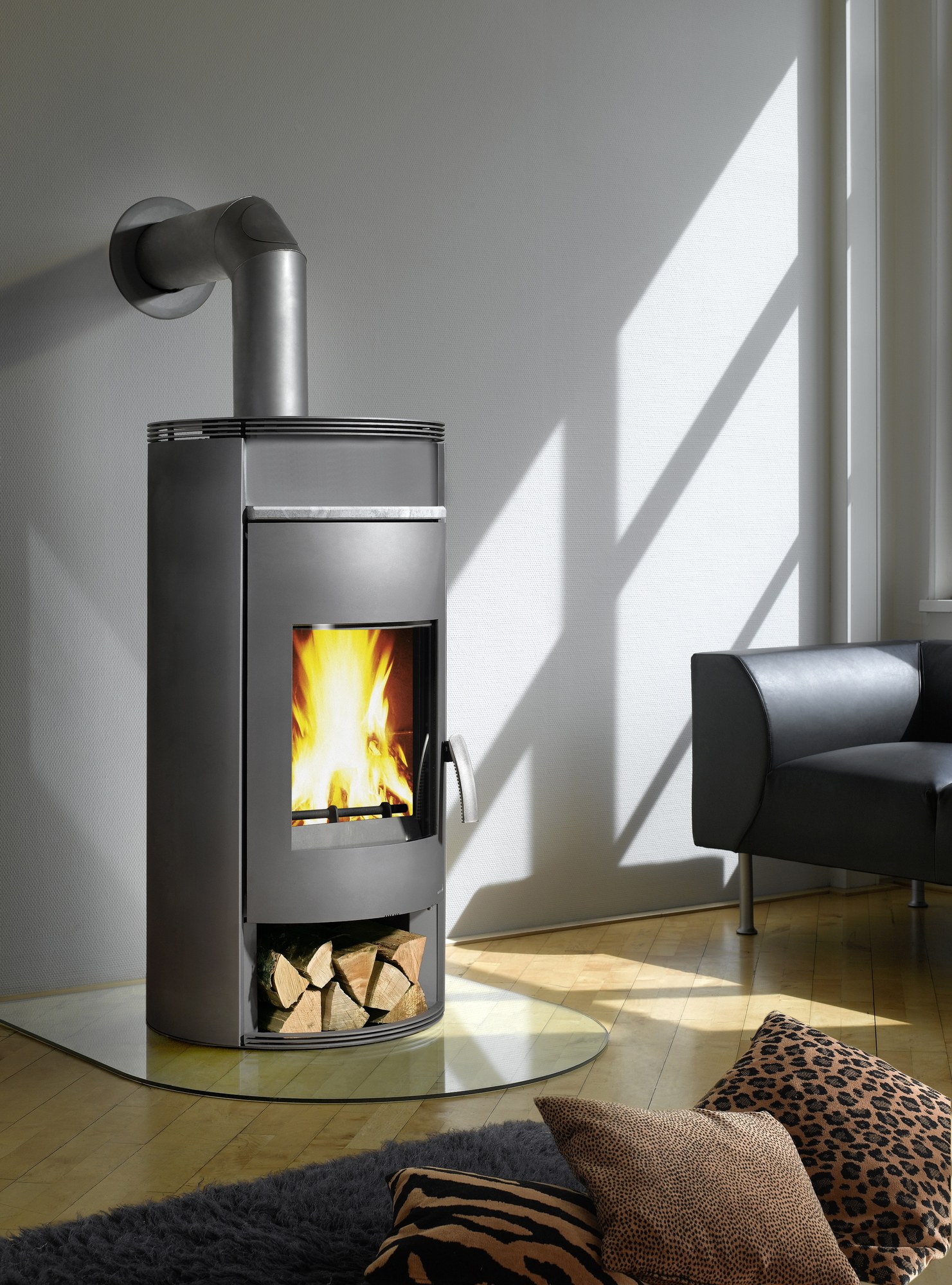Wamsler Kaminofen Auron gussgrau 6 kW