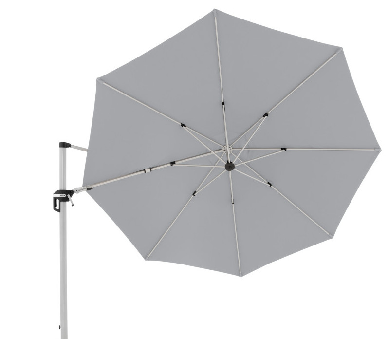 Doppler Sonnenschirm Pendelschirm Active 370 D827 hellgrau Ø370cm