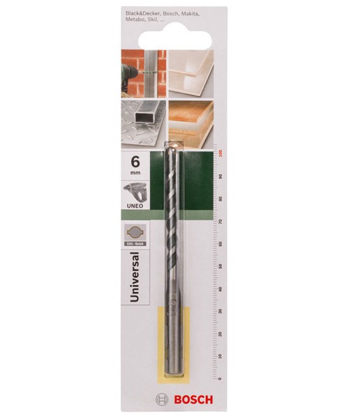 Mehrzweckbohrer SDS-Quick Ø 6 mm für Bosch Bohrhammer Uneo