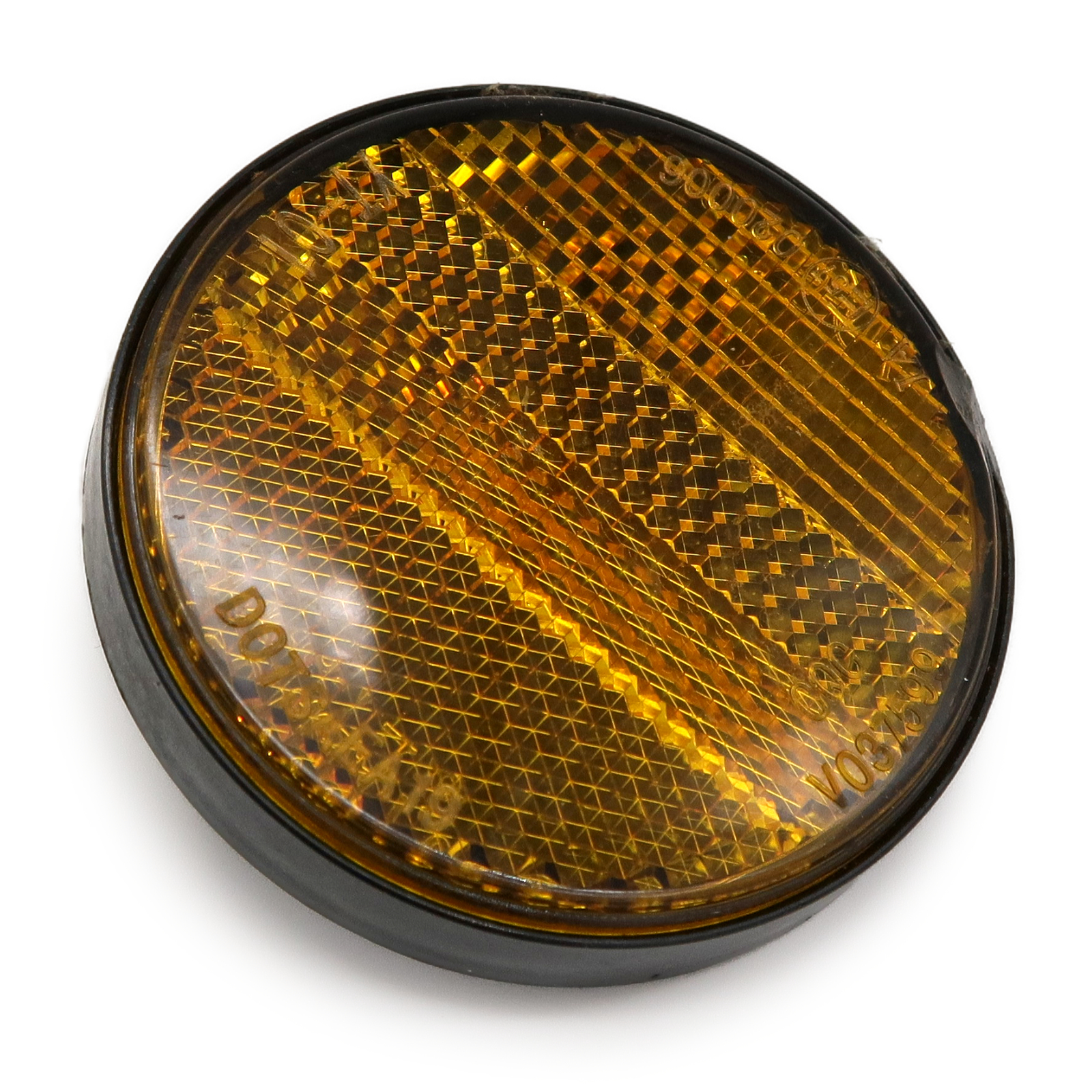 Rolektro Reflektor, rund, Orange, 1 Stück für Fun