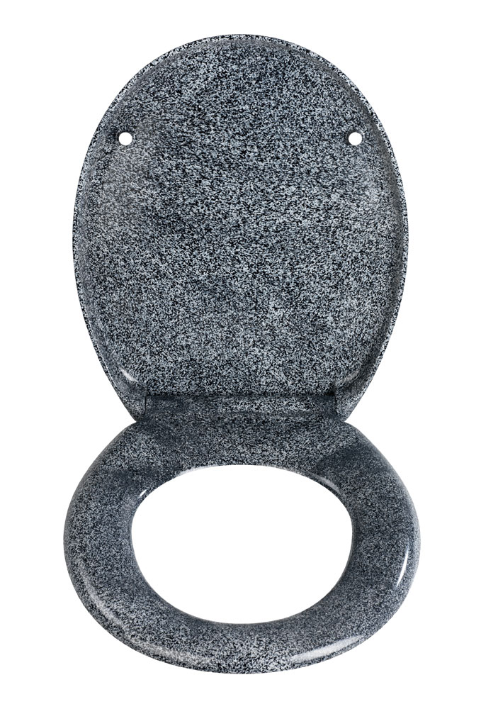 WC-Sitz Wenko Premium Ottana Granit Duroplast mit Absenkautomatik