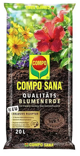 COMPO SANA Qualitäts Blumenerde 20L