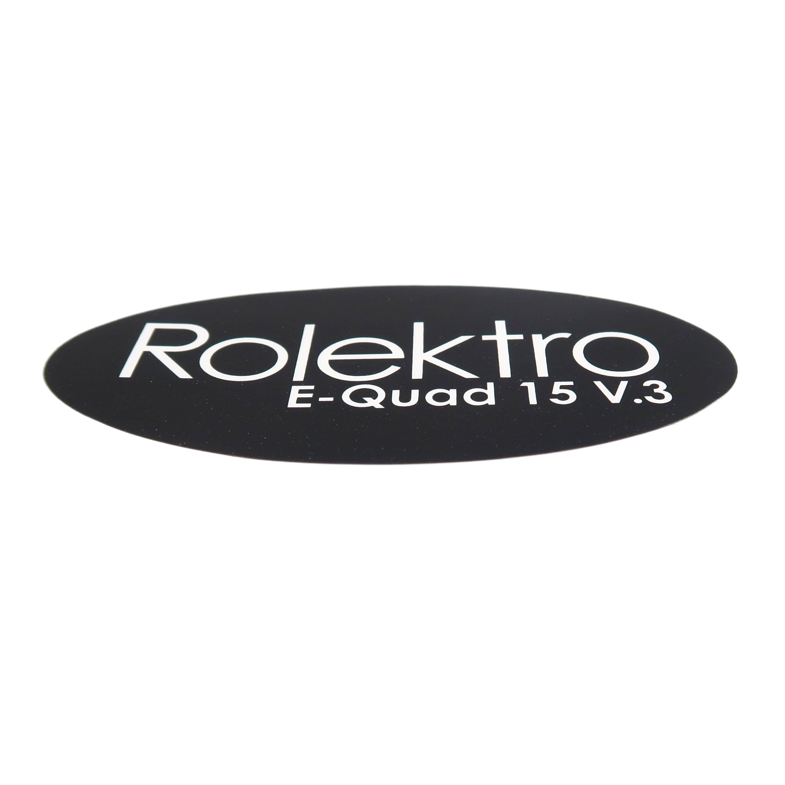 Rolektro Aufkleber Frontschürze "Rolektro E-Quad 15 V.3 für Quad