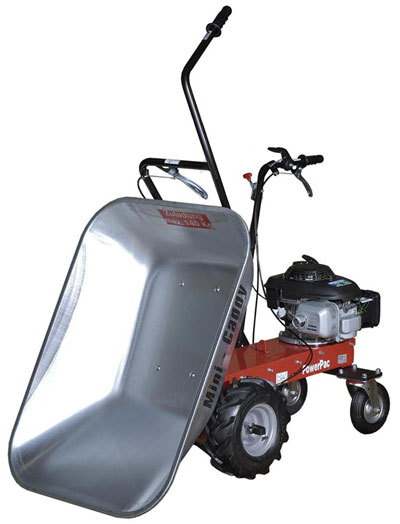 Powerpac Motorschubkarre / Mini-Caddy / Mini-Dumper MCM100 110 Liter