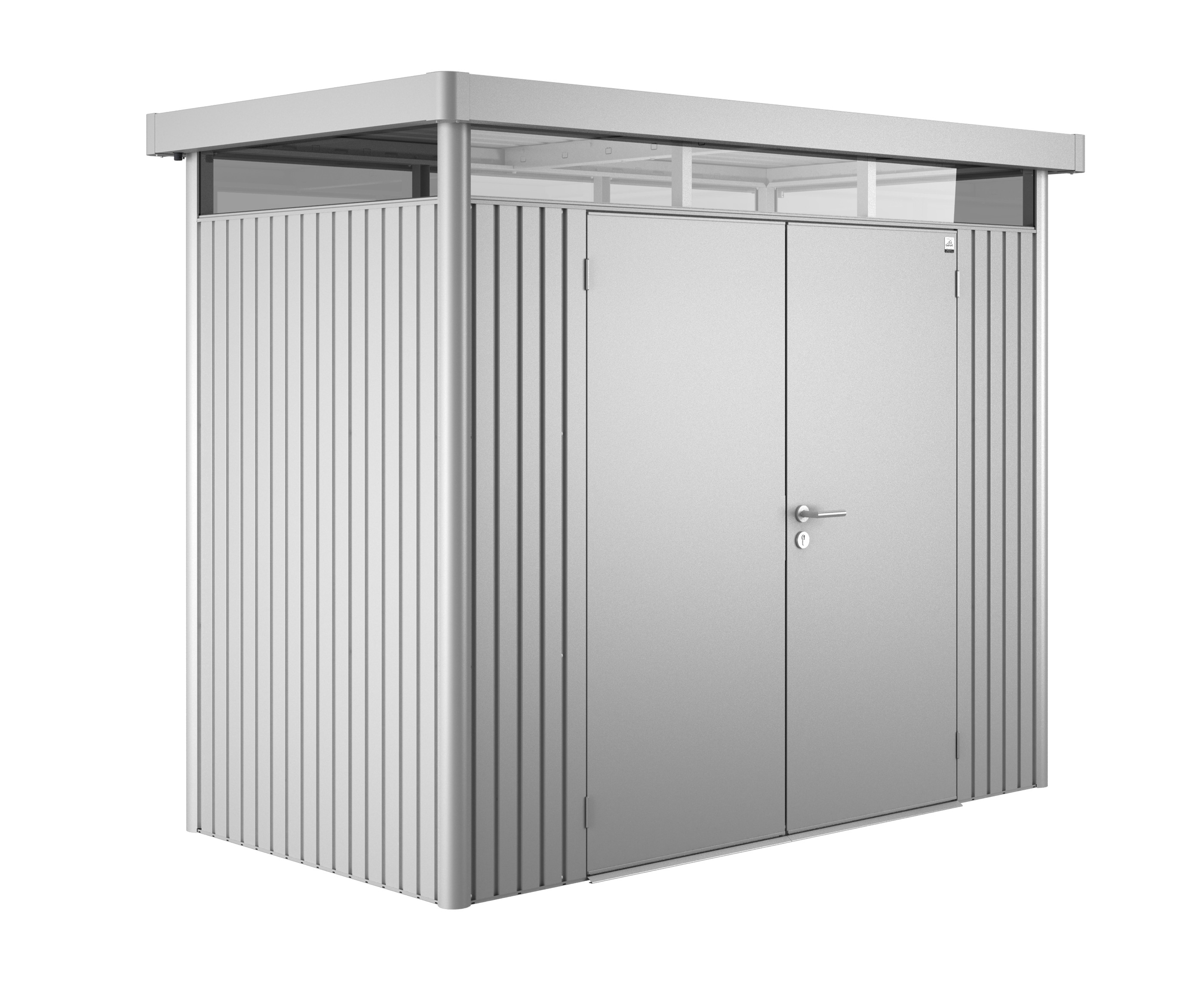 Gerätehaus Biohort HighLine H1 silber-metallic DT 275x155cm
