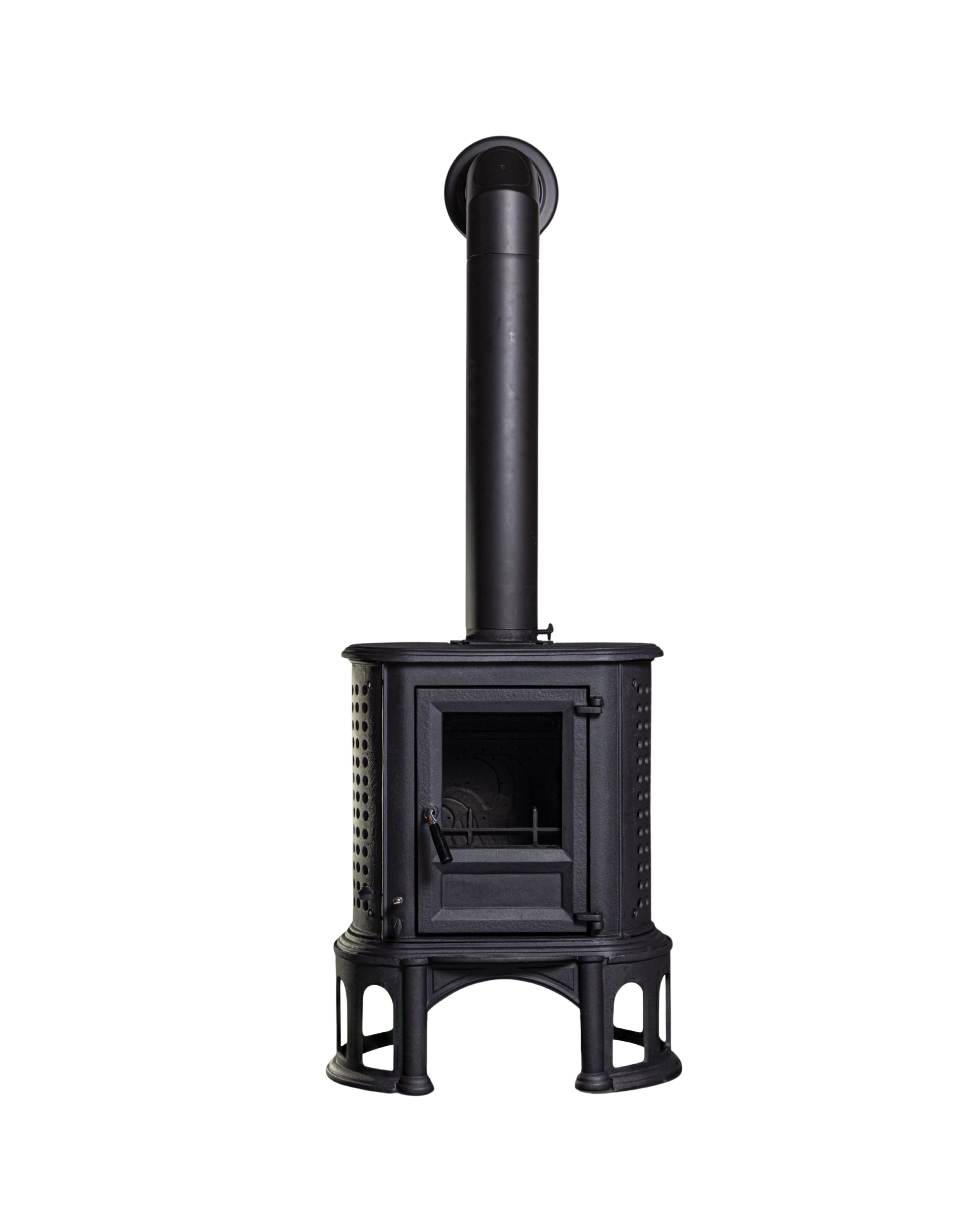 Kaminofen Globe-fire Herculina S raumluftunabhängig Guss schwarz 6,1kW