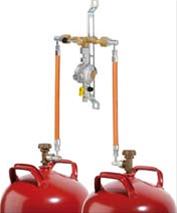 Flaschenanlage 16 bar 2FL 4 kg/h, 50 mbar
