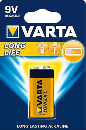 VARTA Long Life 9 Volt  1 Stück