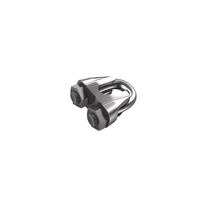 Seilklemme für Seil bis 11 mm, Edelstahl, SB-Box 2 Stück