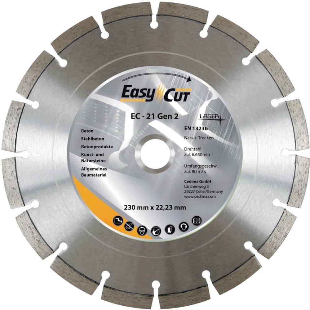 Dia.-Trennscheibe EC-21.2115x2,1x12x22,23mm Cedima