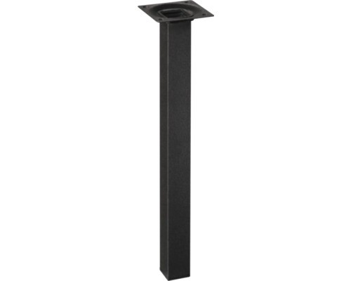 Metafranc Möbelfuß kantig 200 mm schwarz