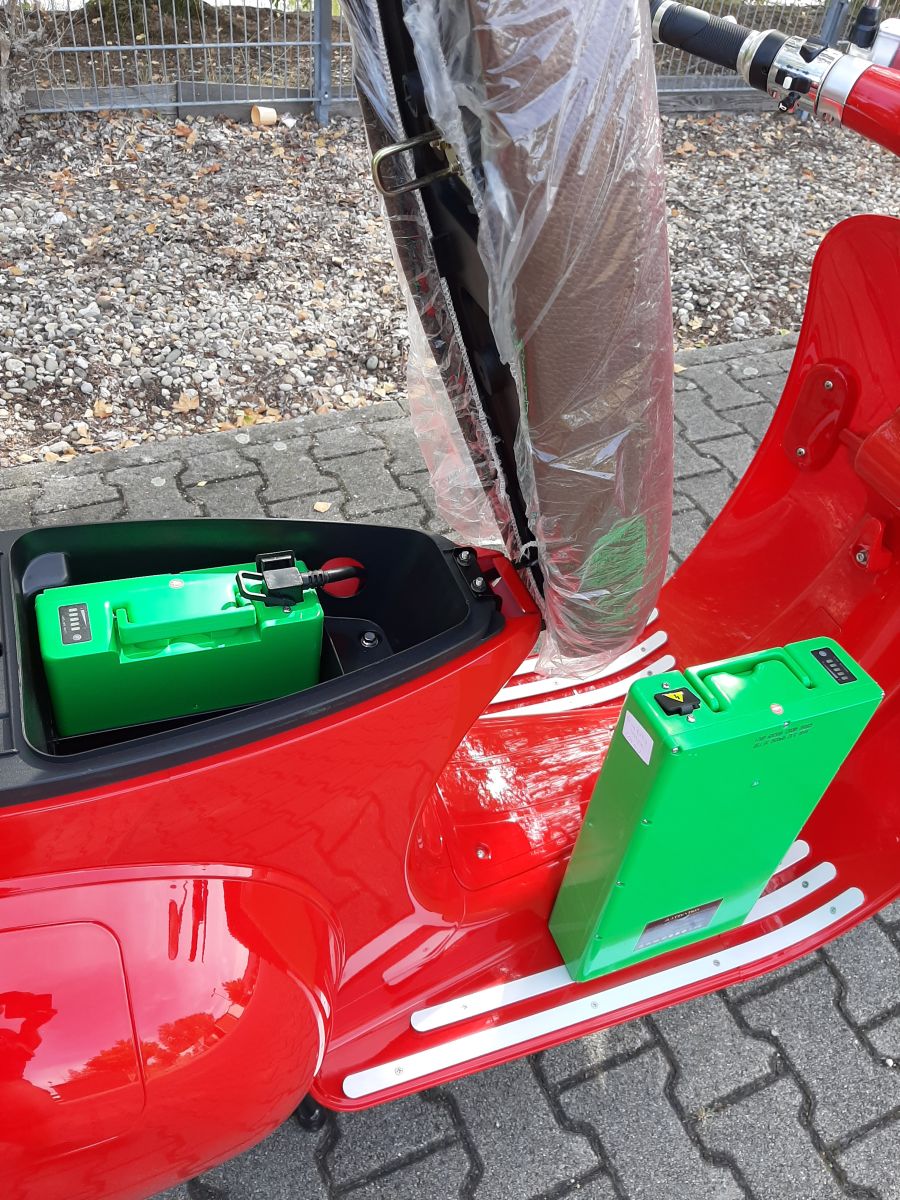 Elektroroller Retro 45KM h Campingroller Cityroller EVO 2000 m grün
