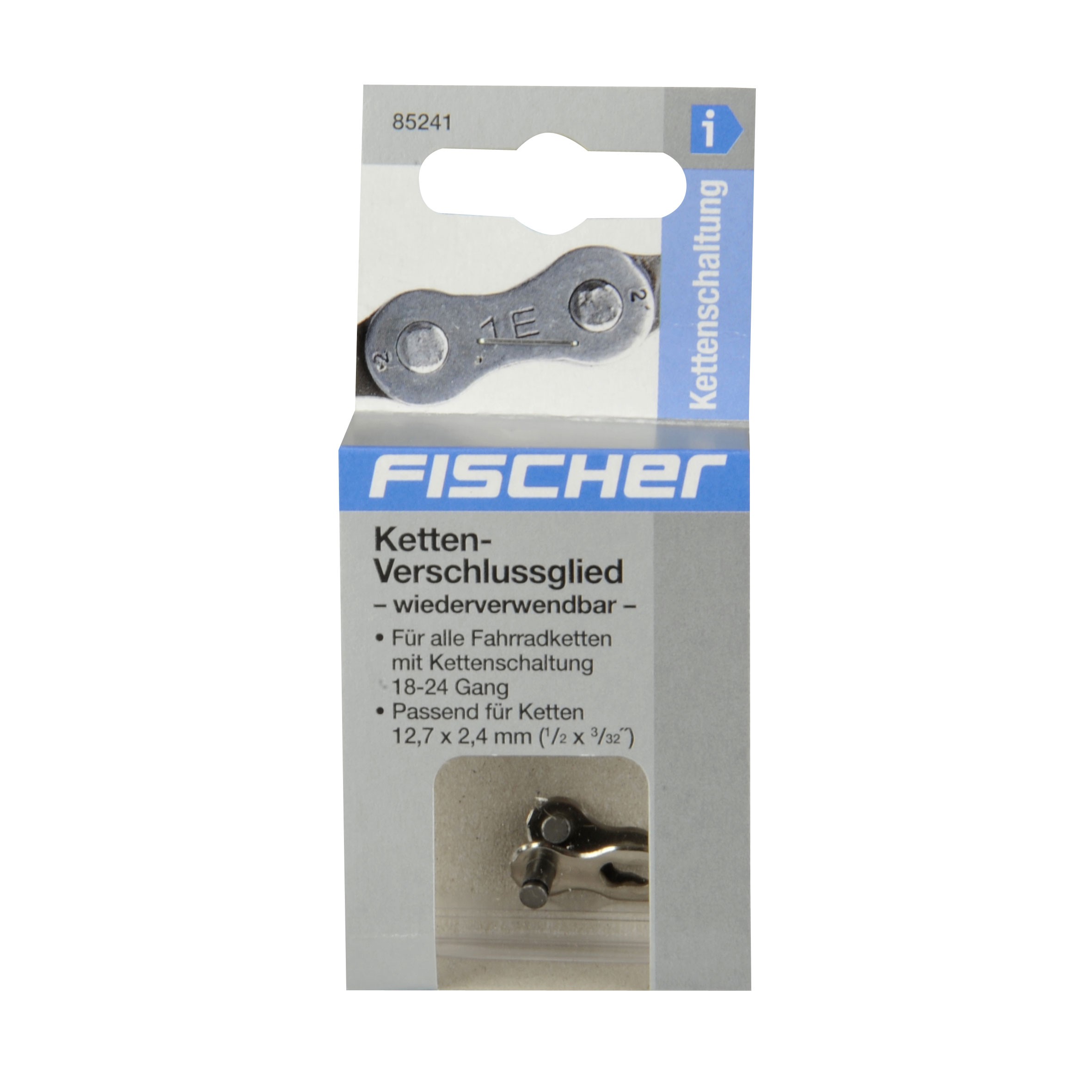 Fischer Fahrradkette Zubehör / Verschlussglieder für Kettenschaltung