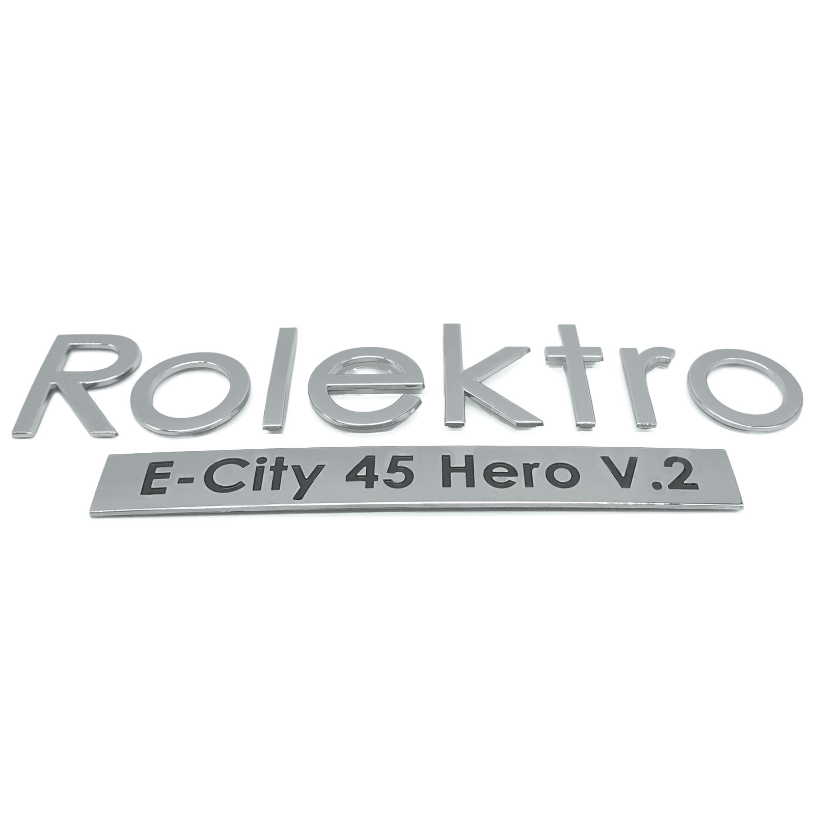 Rolektro Aufkleber Rolektro, Rolektro Logo, Verkleidung Seite für Hero