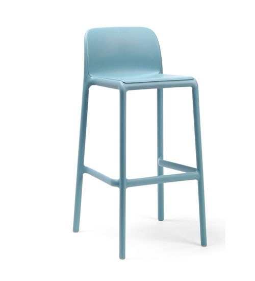 Nardi Barhocker / Barstuhl Faro Stapelstuhl Kunststoff celeste