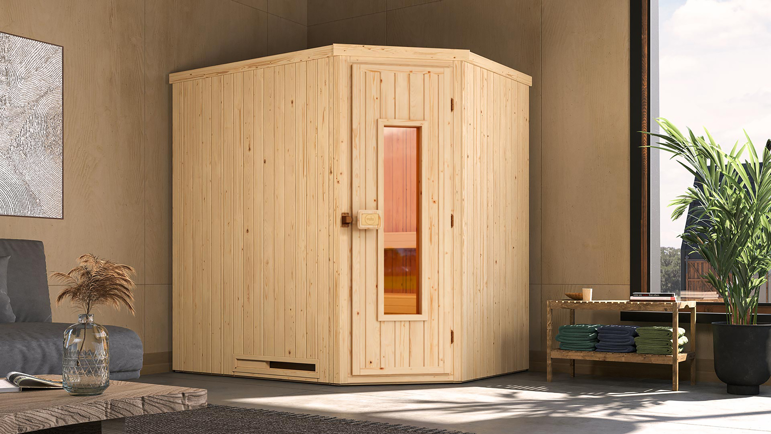 Weka Ecksauna VARBERG 1 HT