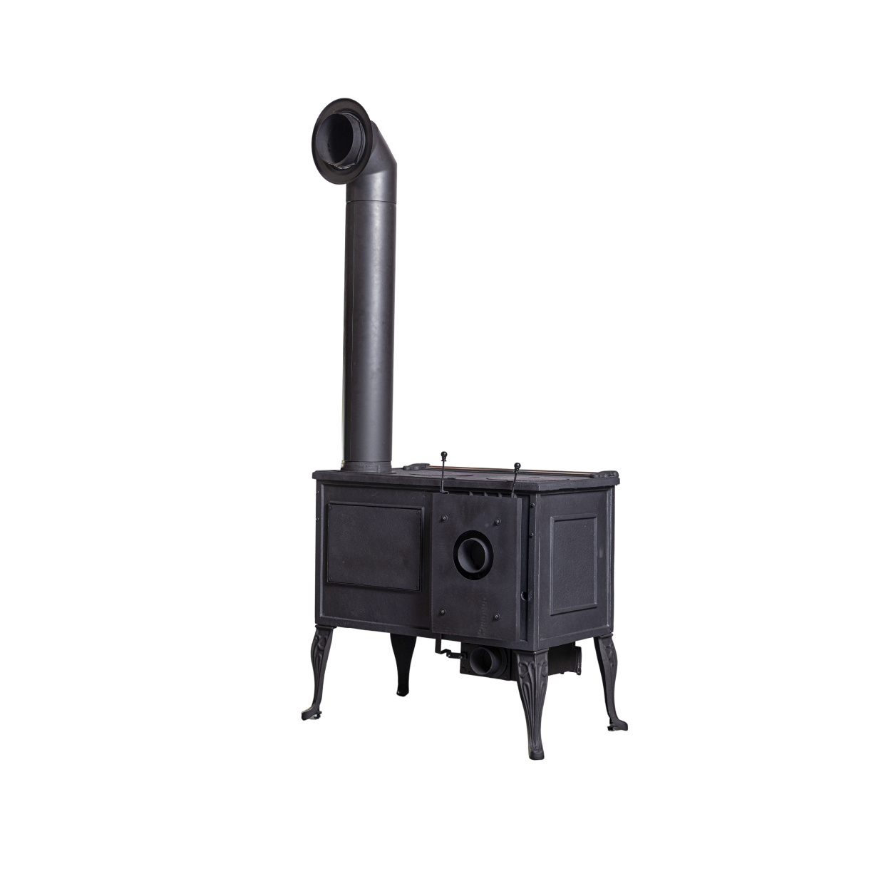 Globe Fire Titan Holzherd raumluftunabhängig Guss 8,8 kW mit Backofen