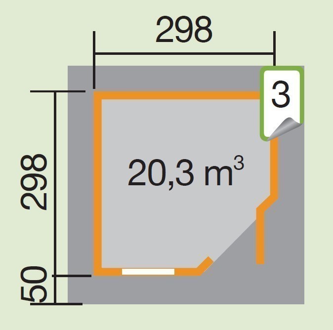 weka Designhaus 213 Gr.2, 5-Eck, anthrazit, 28 mm,