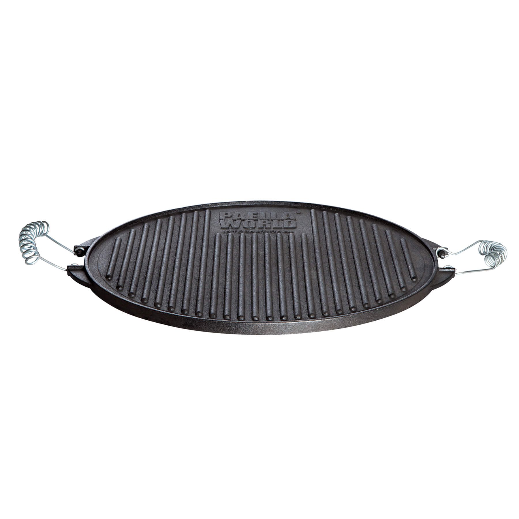 Paella World® Grillplatte Plancha aus Gusseisen Light Ø42cm