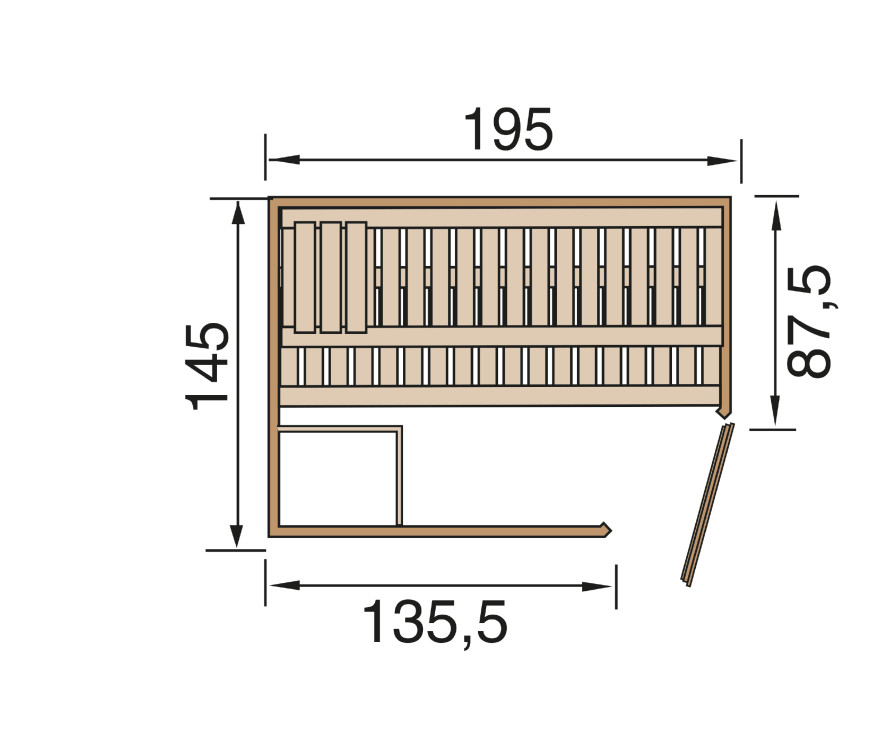 Weka Sauna KEMI Eck 7,5 kW BioS GT Gr.2