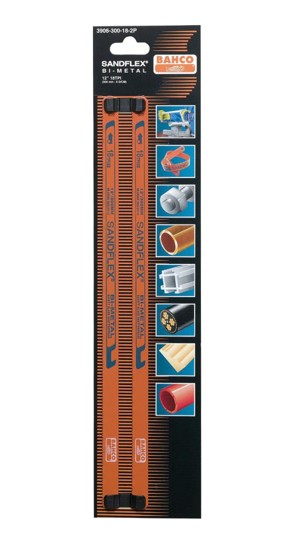 Handsägeblatt Bimetall Sandflex Nr. 3906 300mm 24Z/" Bahco 1 Stück
