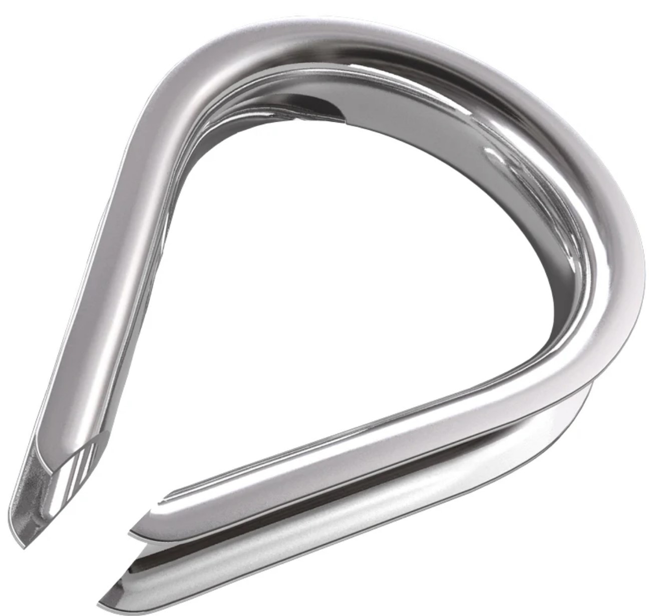 Dörner + Helmer Edelstahl-Kausche 3 mm – Rostfreier Seilschutz