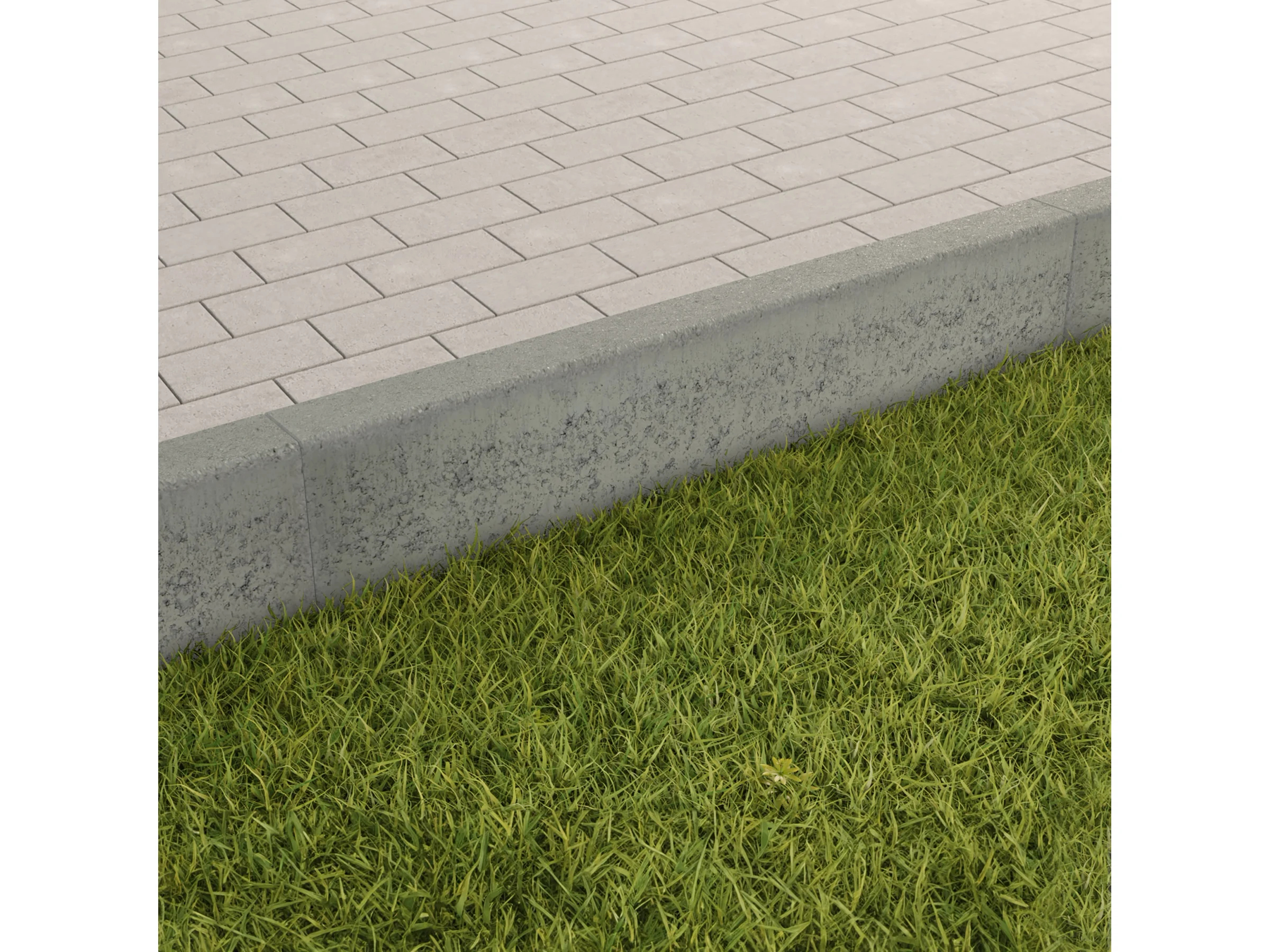 Tiefbordstein Grau 100 cm x 20 cm x 8 cm
