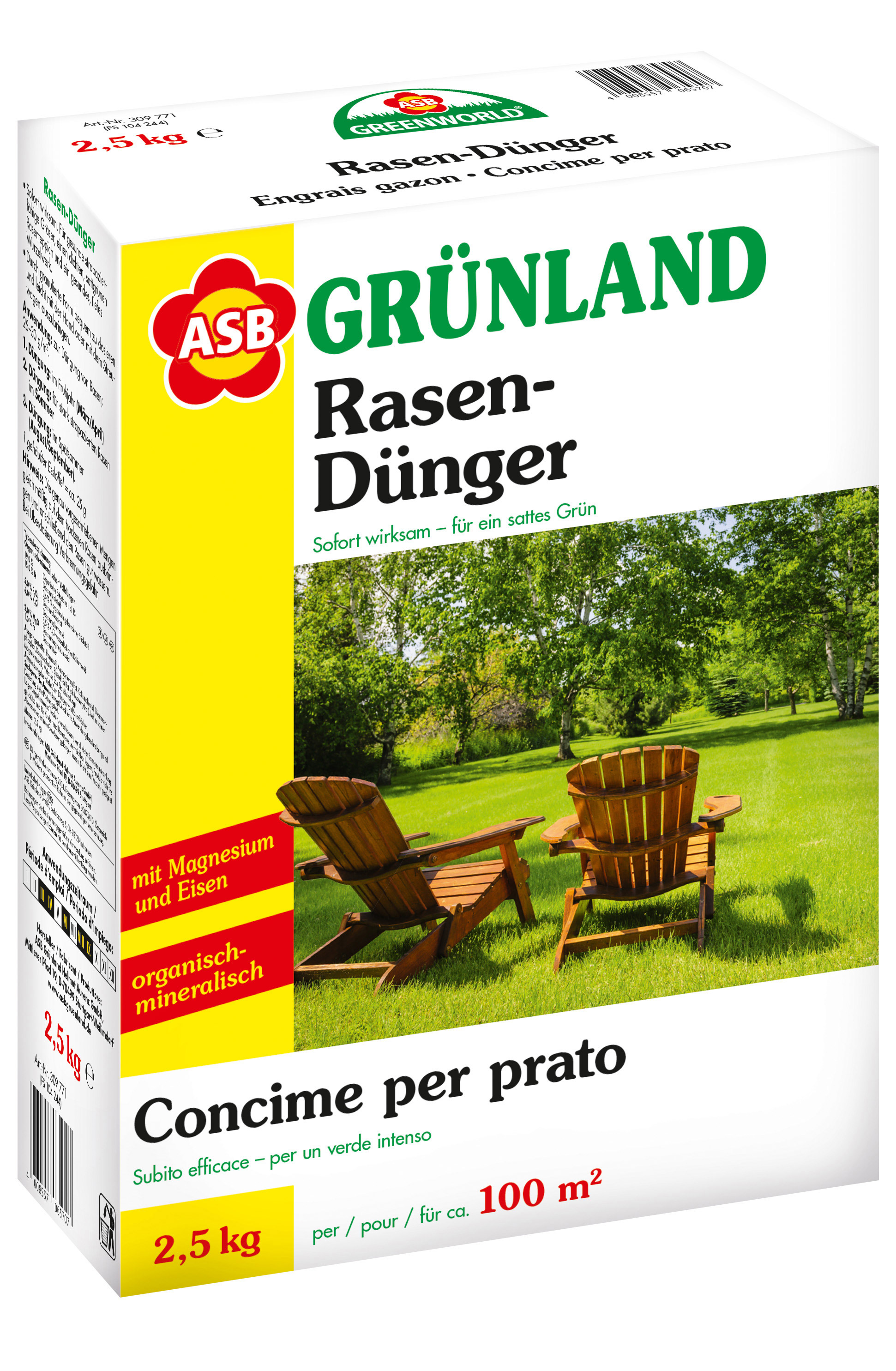 ASB Greenland Rasen Dünger 2,5 kg