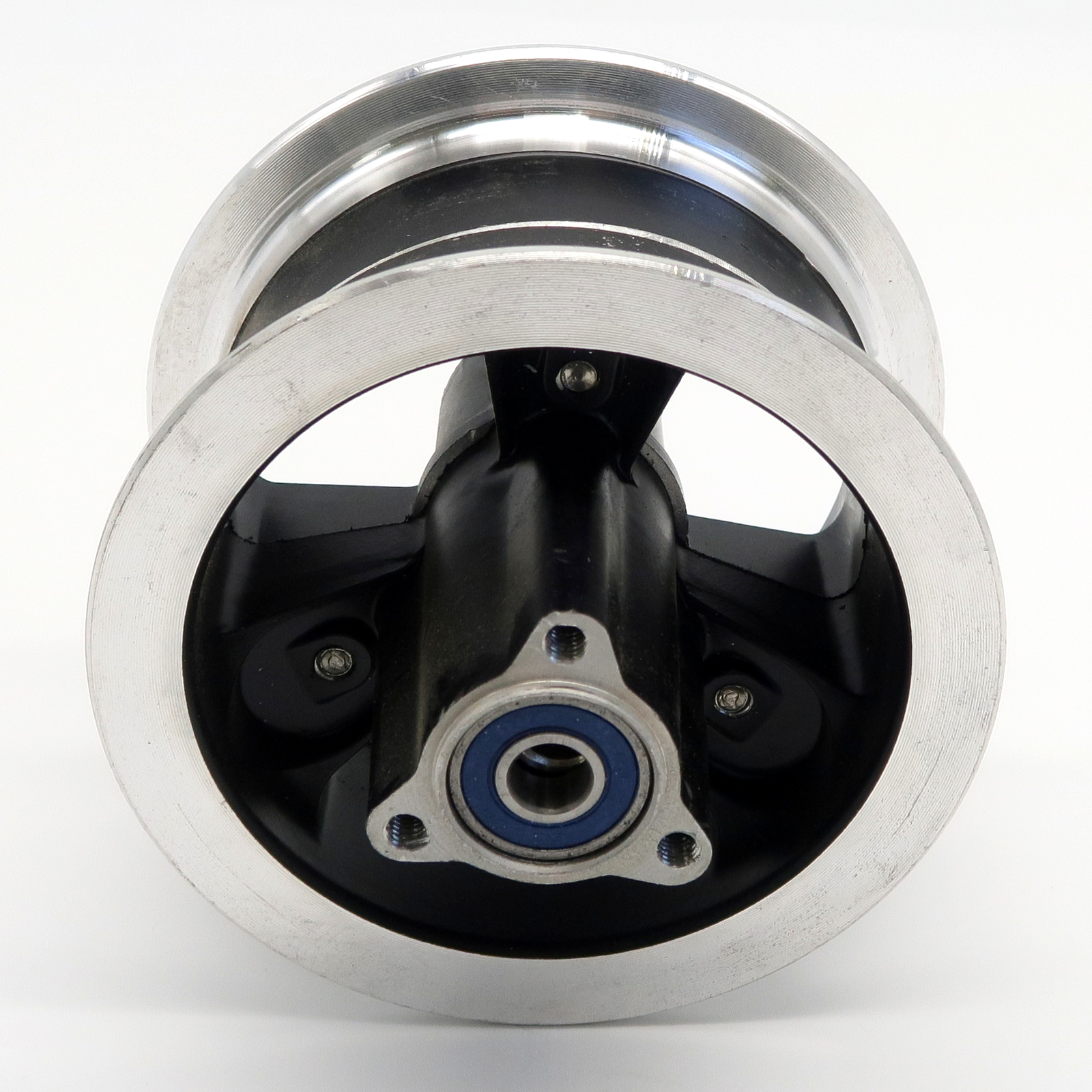 Rolektro Felge Vorderrad, schwarz / silber für Fun20V2