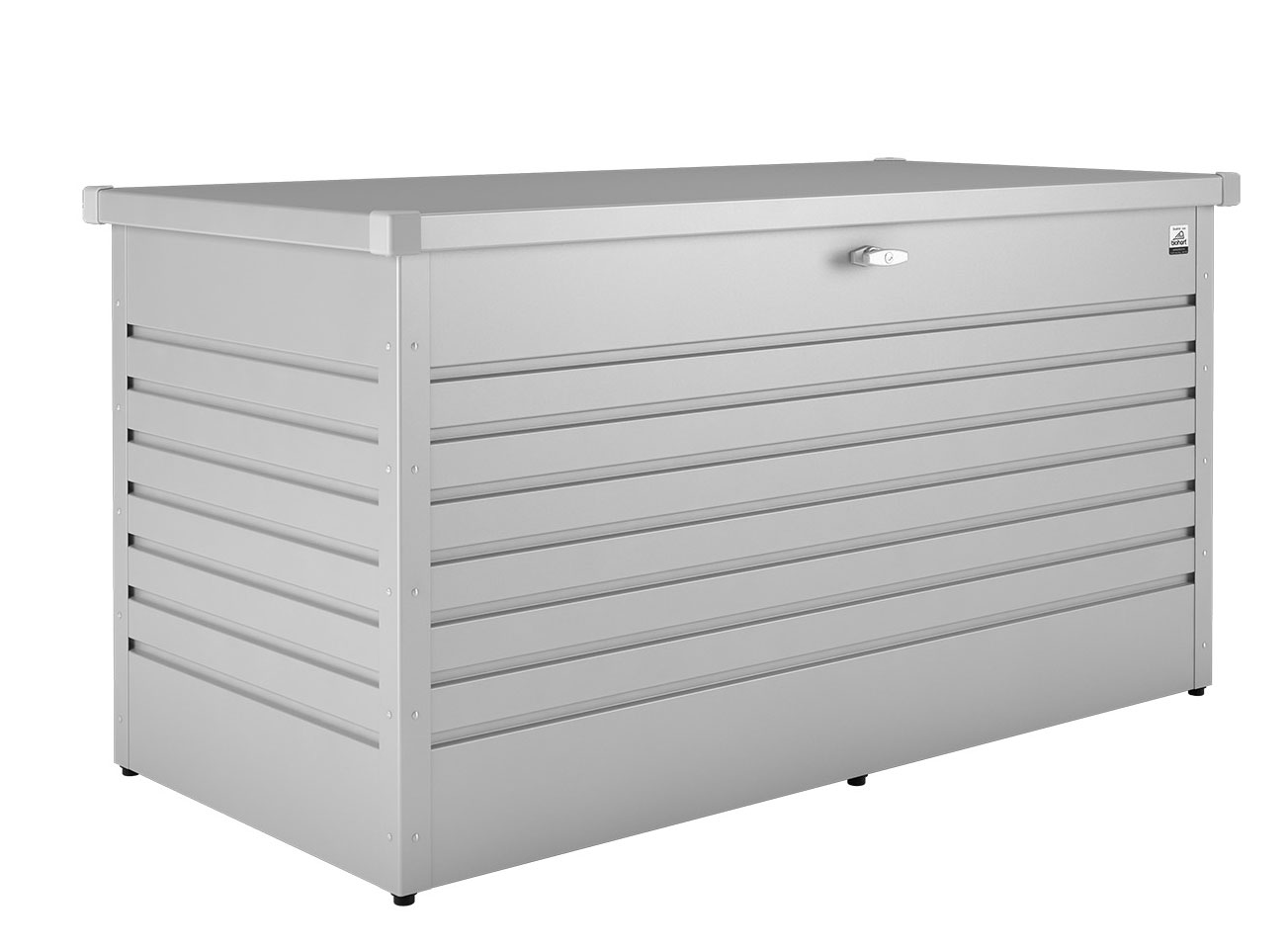 Gartenbox Auflagenbox Biohort Freizeitbox 160 silber-metallic