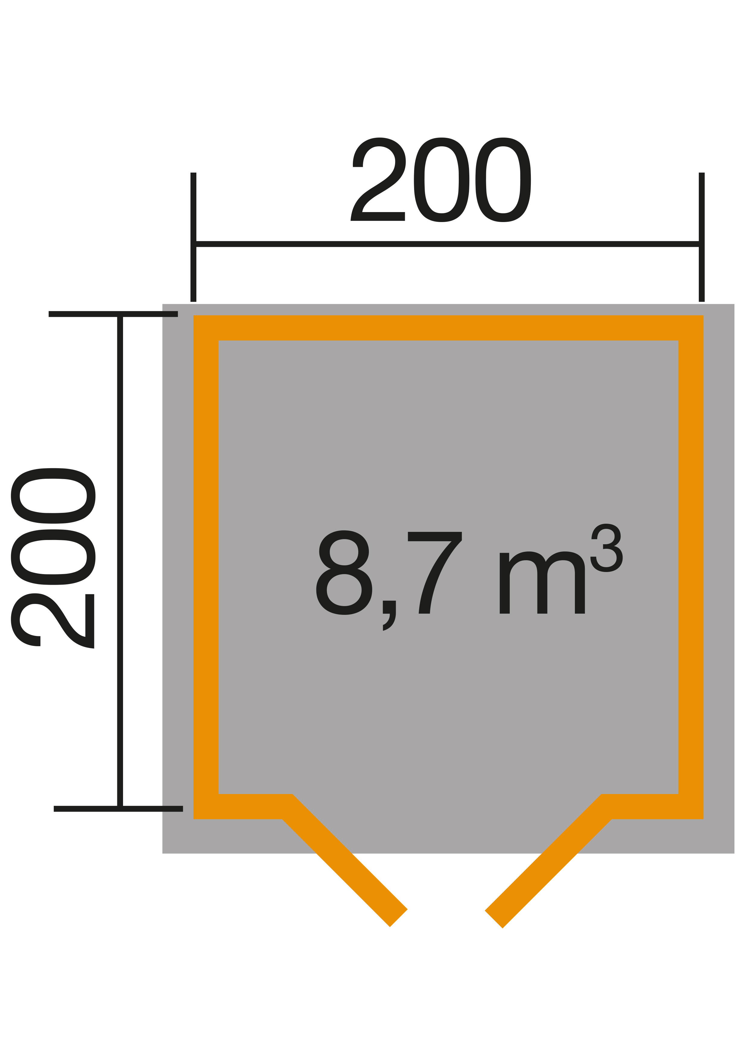 weka Gartenhaus 209 Gr.1