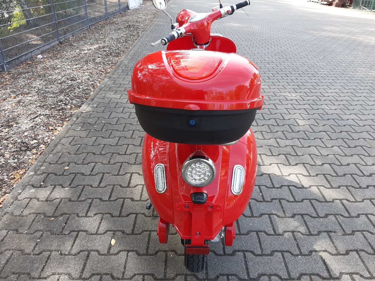 Elektroroller Sexi Ginabella Reichweite bis 120KM 2800-120 rot