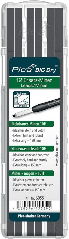 Ersatzminenset SteinhauerMinen Graphit 10H Pica