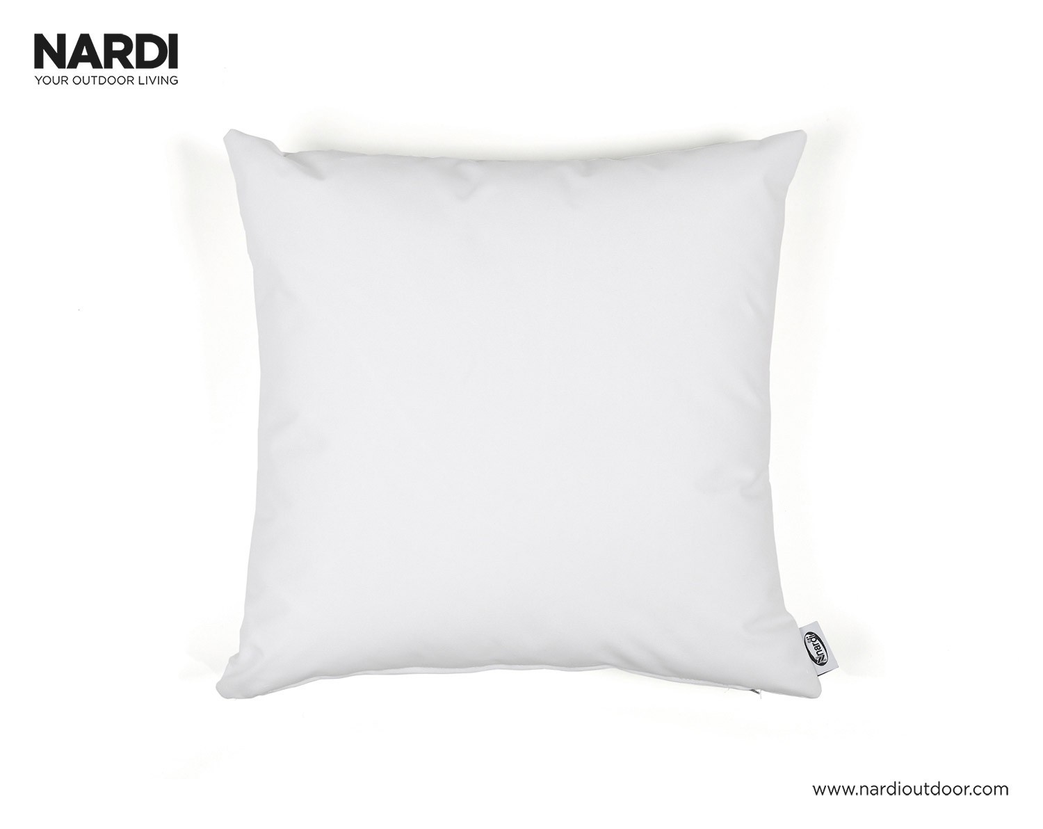 Nardi Dekokissen / Zierkissen Cuscino Passpartout 50x48cm bianco