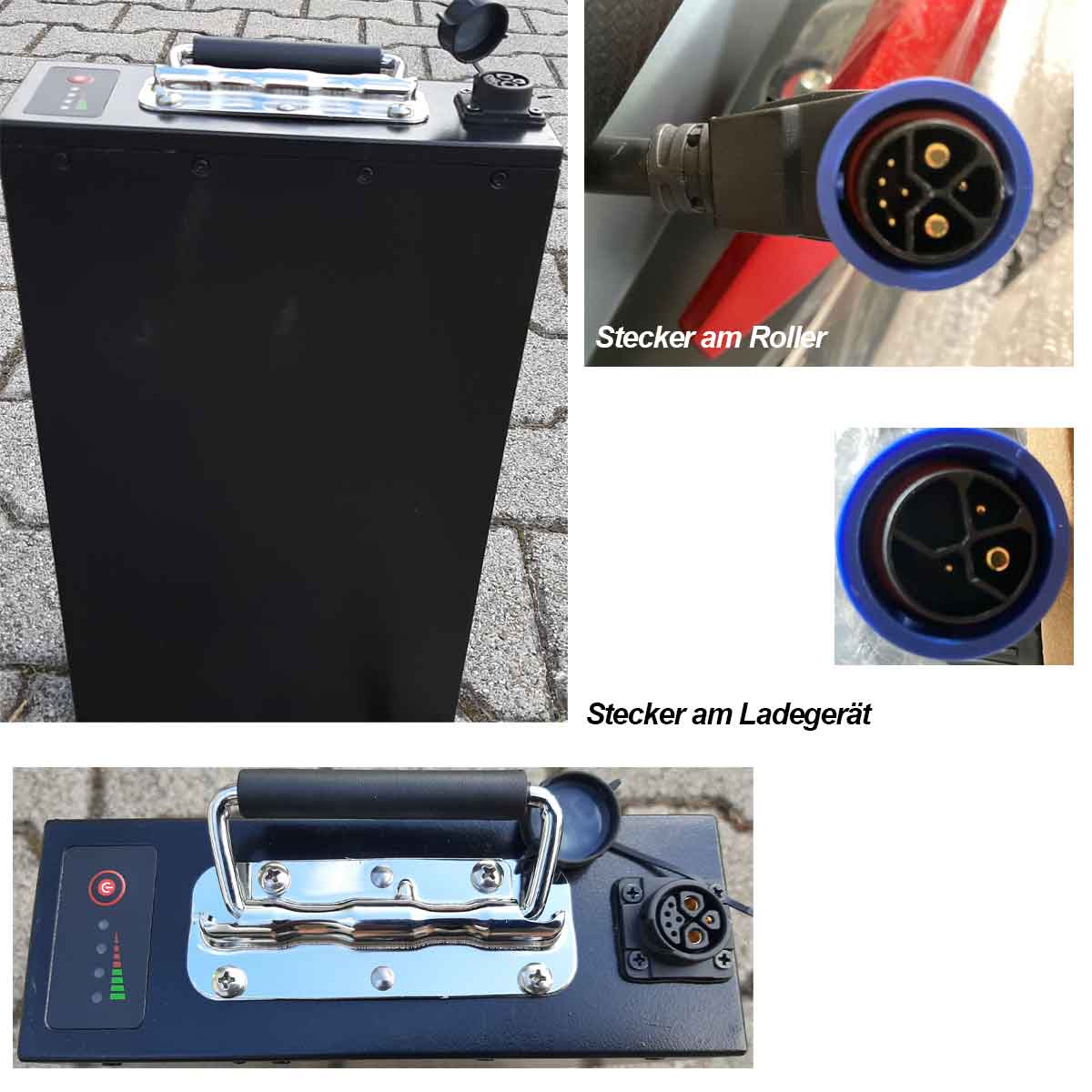 Ersatzakku Elektroroller CLASSICO _ Ginabella72 Lithium-Akku 2