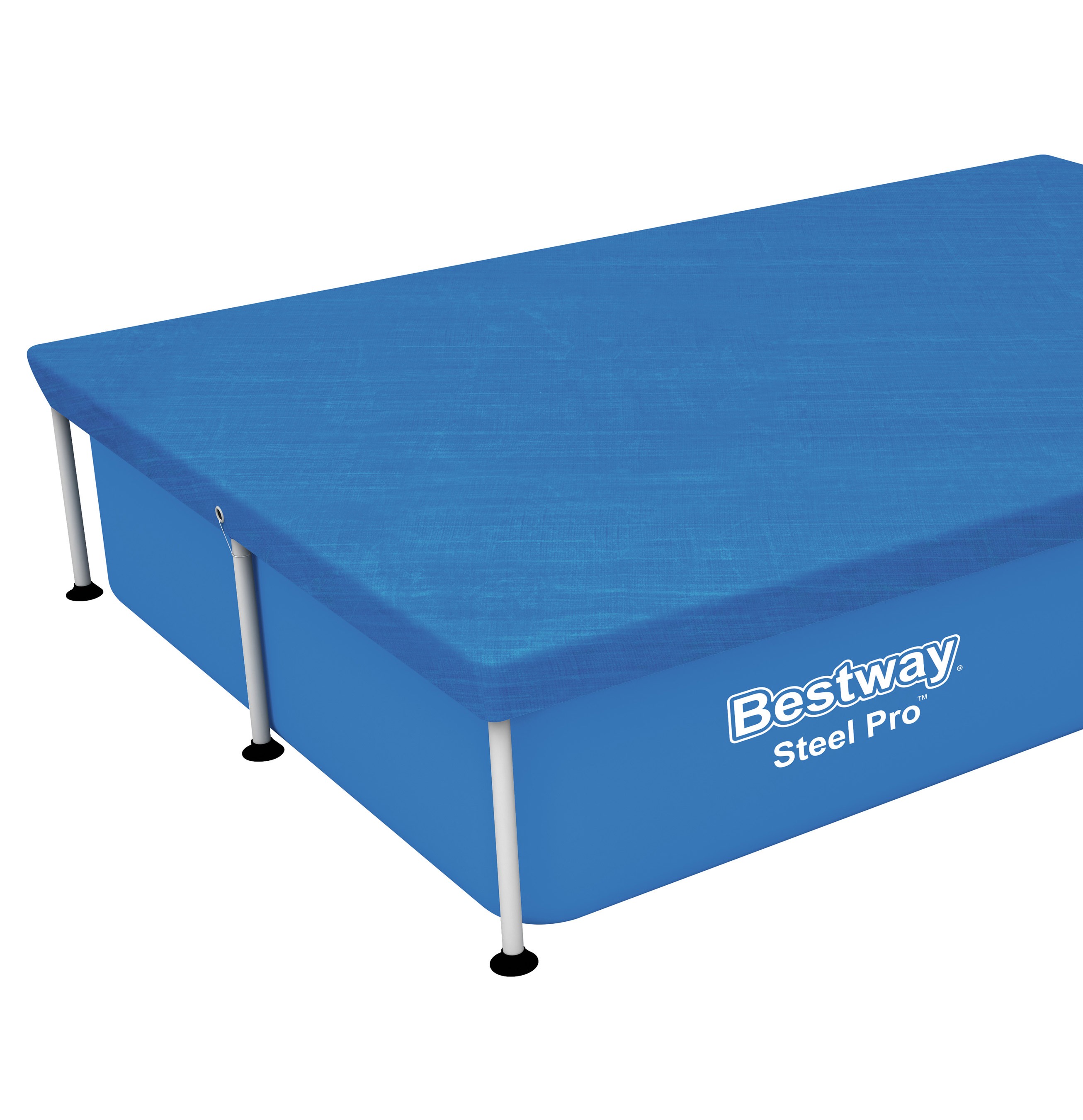 Poolabdeckung / Pool Abdeckplane Bestway Steel Pro Pool 221x150cm