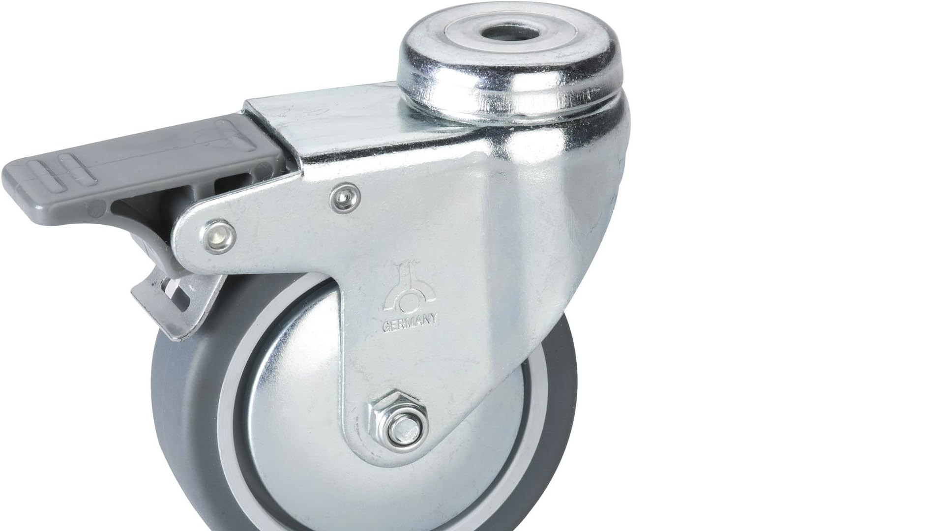 Lenkrolle mit Feststellung 75 x 25 mm Rülo 10,2 mm