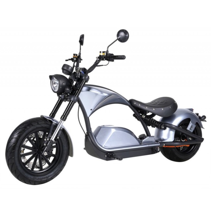 E-Chopper Raven-Blake 2.0 rot, schwarz, silber 60V-40AH