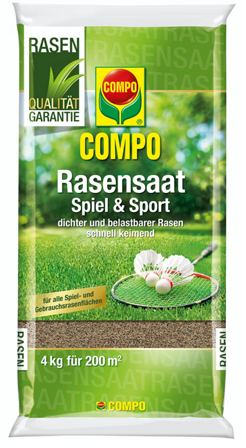 COMPO Rasensaat Spiel und Sport Aktion 4kg