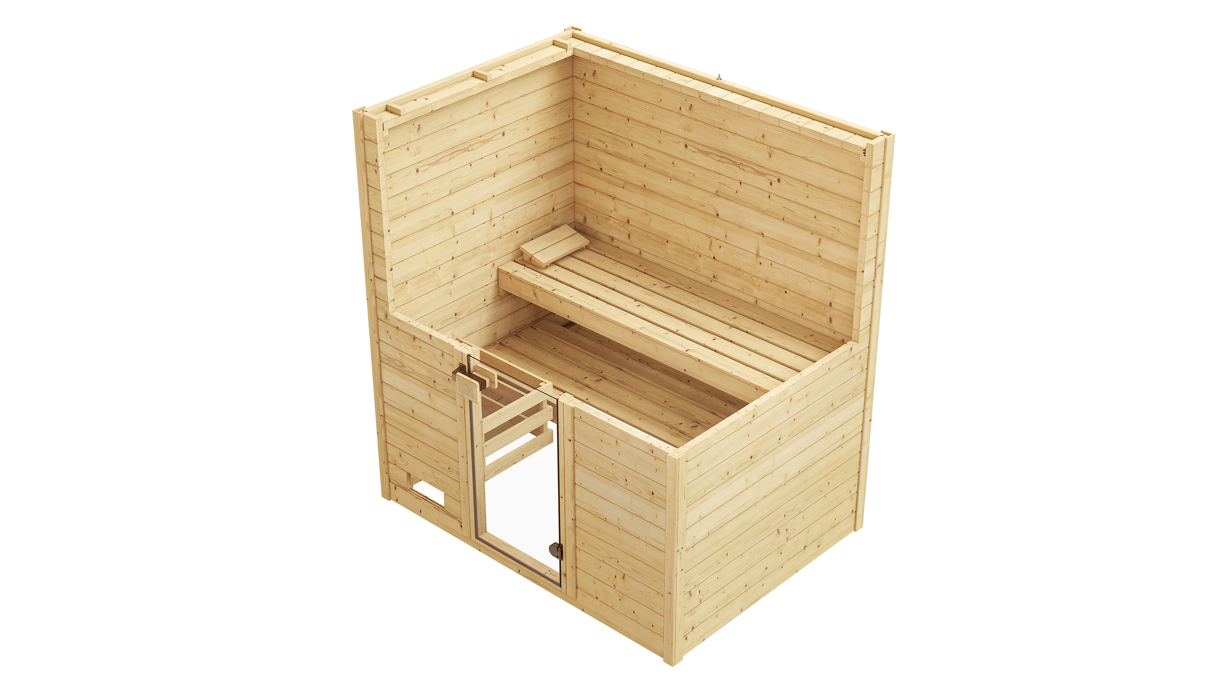Weka Massivholzsauna VALIDA 2 Glastür